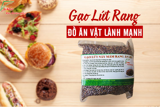 gạo lứt rang ăn liền